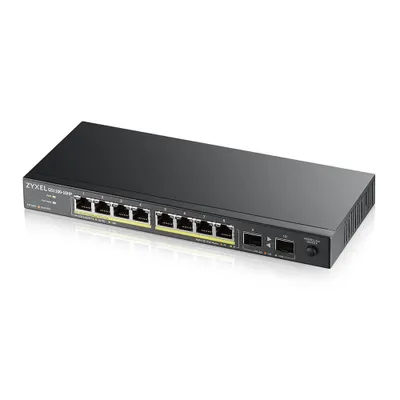 Produktbild von Zyxel GS1100-10HP v2 Unmanaged Gigabit Ethernet (10/100/1000) Power over Ethernet (PoE) Schwarz
