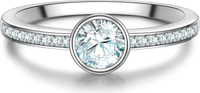 Produktbild von Trilani Solitärring Sterling Silber Zirkonia 50030179 58