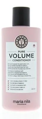 Produktbild von Maria Nila Volume, Frauen, Dünnes Haar, Feuchtigkeitsspendend, Schutz, Weichmachend, Lautstärke, 1000 ml, Flasche, Aqua/Water/Eau, Cetearyl Alcohol, PPG-3 Benzyl Ether Myristate, Behentrimonium Chloride,...