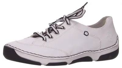Produktbild von Rieker Schnürhalbschuhe in weiss/weiss kombi, Gr. 36