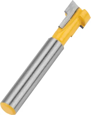 Zdjęcie produktu dla 9.52mm 3/8" frez do otworów w kształcie litery T z chwytem 1/4'' frez do otworów w drewnie