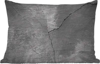 Produktbild von MuchoWow® Outdoor Kissen - Beton - Industriell - Grau - Weiß - Vintage - 50x30 cm - Wetterfest - Lounge Kissen - Sofa kissen - Wohnzimmer Dekoration