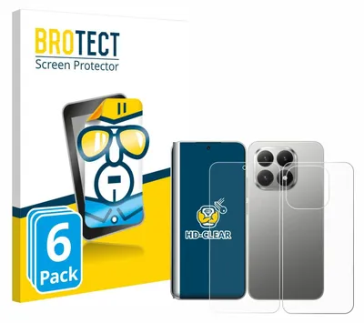 A product package for screen protectors, showing a cartoon character on the box and the screen protectors themselves next to a phone.