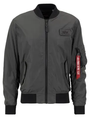Zdjęcie produktu dla Alpha Industries MA-1 TTC Bomberjacke szaro-czarny 126101-136 - M