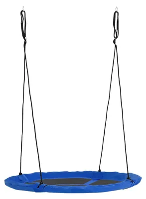 Obrázok produktu pre Hojdačka Hniezdo Ø110Cm 150Kg Nastaviteľná Modrá 3-12 Rokov