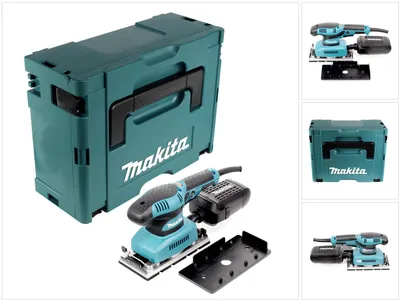 Immagine prodotto di Makita BO 3711 J Levigatrice orbitale 190W + Valigetta Makpac