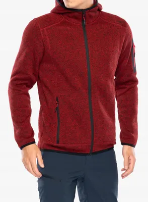 Zdjęcie produktu dla Kurtka polarowa CMP Borgis Fix Hood Jacket ferrari/nero rozm. L