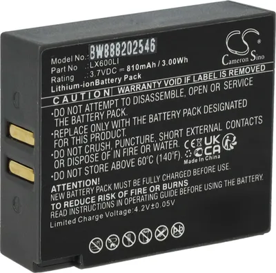 Produktbild von vhbw Akku Ersatz für Eartec LX600LI für Wireless Headset Kopfhörer (810 mAh, 3,7 V, Li-Ion)