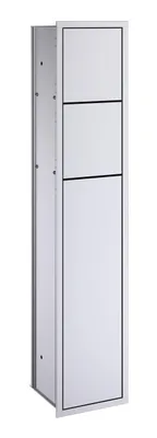 Produktbild von EMCO WC-Modul 150 ASIS Unterputz, 809 x 168 mm Tür links, aluminium