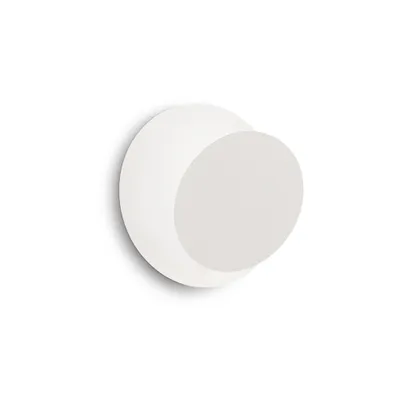 Produktbild von Zeitgenössische Wandleuchte Tick Metall Weiß 1 Licht 7,5W 3000K Warmes Licht
