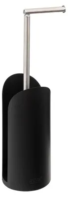 Productafbeelding van Toiletrolhouder met bekerhouder, wit, 15 x 58 cm