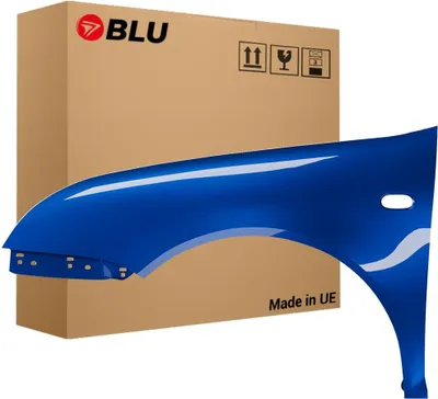 Immagine prodotto di BLU Parafango compatibile con VW Volkswagen Bora 1J1 1J6 LW5Z Sinistra Blau JazzBlau | 1998-2005 | Anteriore | Verniciato | Pronto per il montaggio | Zincato