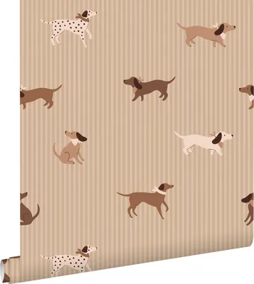 Obrázek produktu pro ESTAhome tapeta psi hnědá 50 x 900 cm