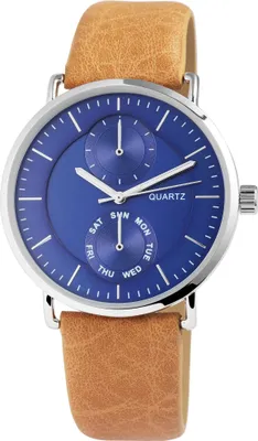 Produktbild von Excellanc Herrenuhr mit Kunstlederionsarmband