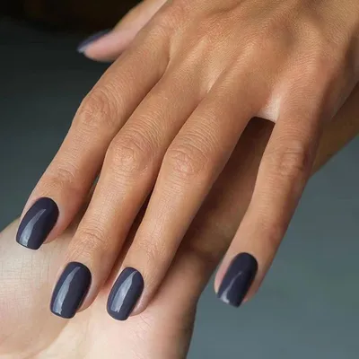 Image de Ceboic 24Pcs Ongles Carrés Bleu Court Press on Nails Acrylique Full Cover Ongles Artificiels