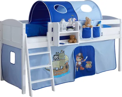 Immagine prodotto di Letto a soppalco Eric Country Pino Bianco Motivo
