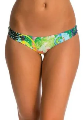 Image de Short de bain bikini Dakine Kahoni Super Cheek, modèle pour femmes, imprimé, taille M