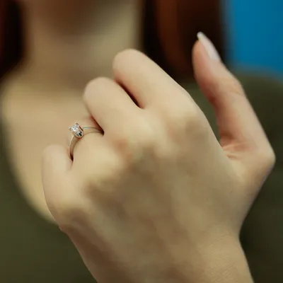 Immagine prodotto di diamante capolavoro da 0,18 carati in oro bianco 14 carati - 54 (17,20 mm)