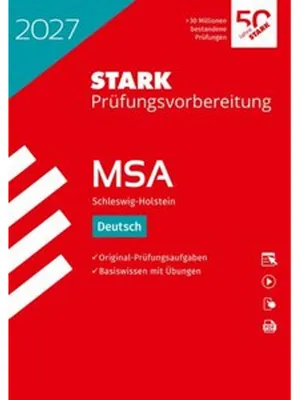 Produktbild von STARK Deutsch - MSA 2027 Schleswig-Holstein - Prüfungsvorbereitung