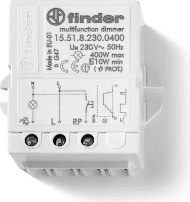 Image de Finder relais à impulsion avec variateur, 230 VAC 400 W (15.51.8.230.0404)