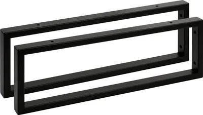 Produktbild von SOTECH Waschtischkonsole WK500 500 x 150 mm Stahl schwarz matt (2 Stück)