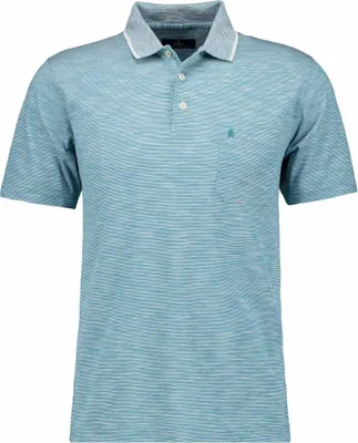 Produktbild von Polo small stripe 313 AQUA GRUN Größe XXXL