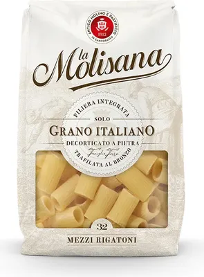 Obrázek produktu pro La Molisana Mezzi Rigatoni n.32 trubkové těstoviny 500 g