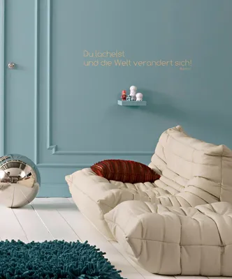 Produktbild von Komar Deco-Sticker "Du lächelst" 14 x 70 cm, grau, 18001h
