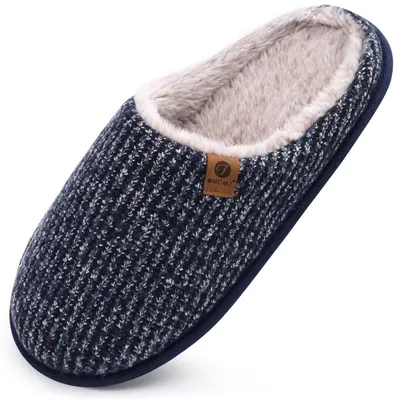 Imagen del producto de Zapatillas de estar por casa de fieltro cálido - Cómodas - Suela antideslizante - Para interior y exterior