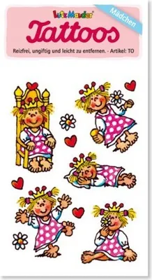 Produktbild von Kleine Prinzessin Tattoos
