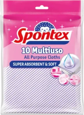 Zdjęcie produktu dla Spontex Multiuso Elastyczne ściereczki uniwersalne 10-pak 1 szt