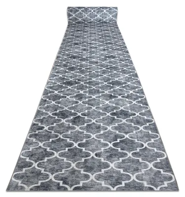 Immagine prodotto di PASSATOIA gommata LOTUS CLOVER 60922 Mélange grigio lavabile  80 cm grigio 80x330 cm