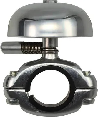 Immagine prodotto di Campanello per bicicletta - Mini Karen Die Cast Mount - Argento opaco - Crane Bell