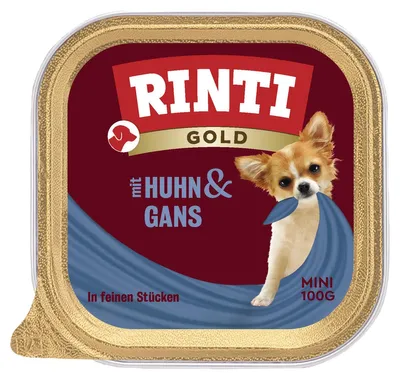 Produktbild von RINTI Gold mini, Adult, jede Rasse, Huhn, 100 g, Ohne Soja