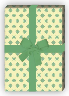 Produktbild von Schönes Sternen Geschenkpapier, Dekorpapier nicht nur zu Weihnachten, beige - G8614, 32 x 48cm