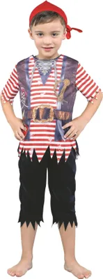 Productafbeelding van Bristol Novelty - "Piraat" kostuum voor jongens, model BN901 (maat S), kleur: bont