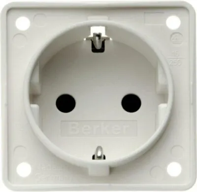 Produktbild von Berker Steckdose Schuko 947792502 polarweiß matt