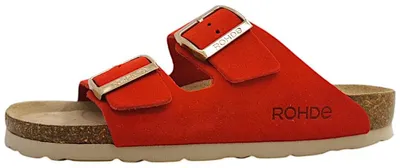 Imagen del producto de Sandalias de mujer Rohde Alba, plantilla roja, para uso diario