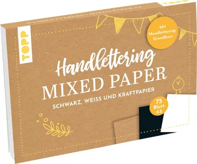 Produktbild von frech verlag Handlettering Mixed Paper A5 PAPER BLOCK A5