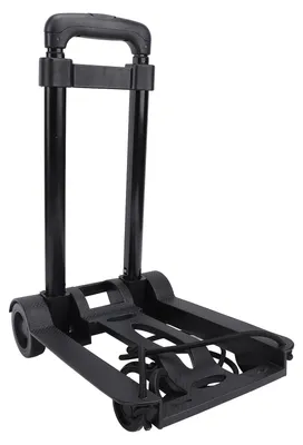 Produktbild von Zusammenklappbarer Sackkarre mit elastischem Seil, Rollplattform, Gepäckwagen für Reisen, Transport, Umzug, Einkaufen, 30 kg Tragfähigkeit