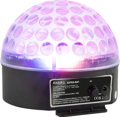 Produktbild von IBIZA ASTRO-BAT RGBA LED LICHT EFFEKT mit Akku