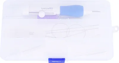 Obrázok produktu pre Punch Needle Set Vyšívacie stehy Craft Tool TPR Handle DIY Šijacie zariadenie na navliekanie