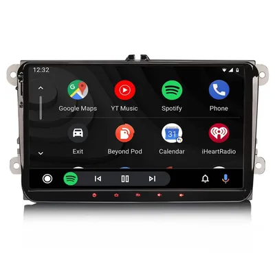 Produktbild von Erisin ES8998V 9" Android 12 Autoradio GPS 2DIN für VW/Seat/Skoda – 4GB+64GB, DSP, 4G LTE, Wireless CarPlay & Android Auto