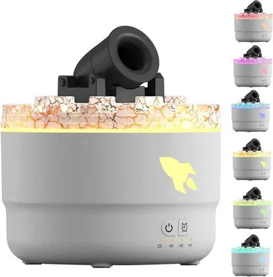 Immagine prodotto di Diffusore ultrasonico di oli essenziali con nebulizzatore a nebbia fredda, luci a 7 colori e timer