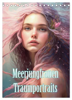 Produktbild von Meerjungfrauen Traumportraits (Tischkalender 2027 DIN A5 hoch), CALVENDO Monatskalender