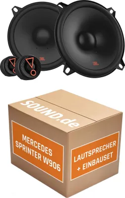 Produktbild von Lautsprecher Boxen Einbaupaket vorne JBL Stage3 507CF passend für Mercedes Sprinter W906 | 2x Tief-Mitteltöner 2x Hochtöner