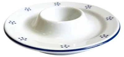 Produktbild von Eierbecher 12 cm, blaues Valbella, Porzellan, G. Benedikt