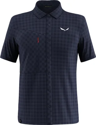 Zdjęcie produktu dla Koszulka Puez Dry męska, krótki rękaw - Salewa, kolor: granatowy (navy blazer), rozmiar: 50/L