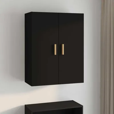 Produktbild von The Living Store Hängeschrank Schwarz 69,5x34x90 cm