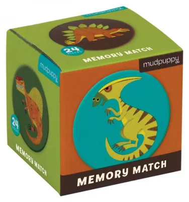 Produktbild von Mudpuppy Memory-Spiel – Dinosaurier (24 Teile)
